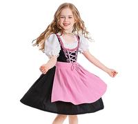 Tuxxjzm Dirndl Costume de fête de la bière allemande pour bébé fille Dirndl Oktoberfest Costume de Dirndl Costume de Dirndl Costume de Dirndl Costume de Beer Festival pour enfants Oktoberfest