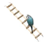 Tuxxjzm Échelle balançoire pour perroquet, échelle en bois pour oiseaux | Inséparables pinsons, perchoirs à mâcher, jouets pour animaux de compagnie, perche de repos debout pour développer