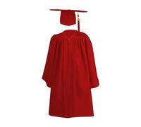 Tuxxjzm Ensemble de robe de remise des diplômes pour , casquette et robe de remise des diplômes pour ,Robe de graduation mate pour - Ensemble de robes de graduation préscolaire