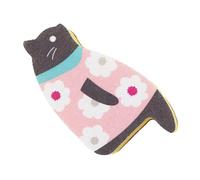 Tuxxjzm Éponges à Vaisselle Chat,Éponges à Vaisselle pour Laver la Vaisselle - Éponge à Vaisselle pour Chat | Éponge à Vaisselle en Forme de Chat, épurateur de Vaisselle Multi-Usage pour Laver la