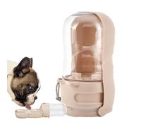 Tuxxjzm Gamelle d'eau de voyage pour chiot - Fournitures 2 en 1 pour animaux de compagnie | Accessoires d'alimentation pour chien avec filtre à charbon actif, design anti-fuite pour la promenade