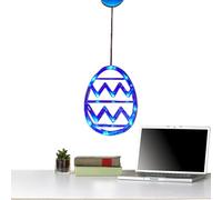 Tuxxjzm Guirlande lumineuse de Pâques, œufs de Pâques avec ventouse, décoration de chambre de Pâques, décoration de fenêtre de Pâques pour Thanksgiving, Noël