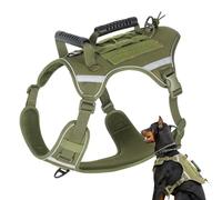 Tuxxjzm Harnais pour animaux de compagnie, harnais pour chien | Gilet réfléchissant pour chien sans tirage | Clip Conception sans tirage Poignée de contrôle facile Harnais réglable pour le