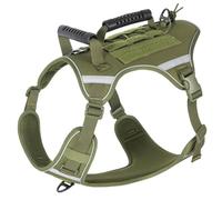 Tuxxjzm Harnais pour Animaux de Compagnie sans Traction, Harnais pour Animaux de Compagnie | Gilet réfléchissant pour Chien sans tirage | Clip Design sans tirage Poignée de contrôle Facile