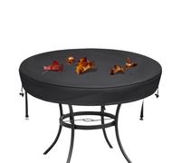 Tuxxjzm Housse de table de terrasse d'extérieur | Housse de meubles à usage général - Nappe ronde anti-poussière pour camping, buffet, fête, chaises, cuisine, salle à manger, pique-nique