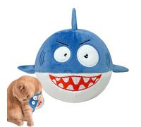 Tuxxjzm Jouet couineur pour chien pour mâcheurs agressifs - Balle de dentition en peluche en forme d'animal douce et rebondissante double couche résistante aux déchirures pour le nettoyage des dents