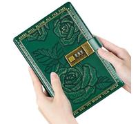Tuxxjzm Journal secret B6 | 224 pages en cuir rose avec couverture rigide doublée pour femmes, hommes, garçons, filles, école, voyage, anniversaire, Noël