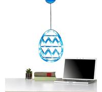 Tuxxjzm Lampe lapin de Pâques - Œufs de Pâques avec ventouse pour décoration de chambre de Pâques, décoration de fenêtre de Pâques pour Thanksgiving, Noël