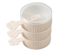 Tuxxjzm Moules faits maison - Moules à crème glacée à 3 couches avec bâtons - Manchons faciles à démouler, supports empilables, fournitures ménagers réutilisables pour la cuisine