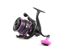 Tuxxjzm Moulinets de pêche rotatifs, moulinets de pêche en eau salée | Moulinets rotatifs légers et robustes en métal pour la pêche | Fournitures de pêche avec poignée de paume interchangeable