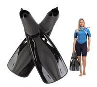 Tuxxjzm Palmes de natation pour adultes | Équipement de plongée avec tuba pour adultes | 1 paire de palmes réglables pour activités nautiques pour femmes, hommes, débutants professionnels