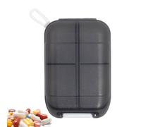 Tuxxjzm Pilulier pour sac à main, sac à main résistant à l'humidité, organiseur de pilules pour voyage, compléments alimentaires portables pour suppléments, médicaments