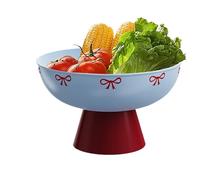 Tuxxjzm Plateau de service à collation, plateau à fruits secs avec drain, décoration de bureau, panier d'égouttement créatif pour salon, cuisine, table à manger, vacances, maison, pique-nique, camping