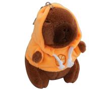 Tuxxjzm Porte-clés en peluche de charbon, petit porte-clés en peluche de menuisier - Jouets porte-clés d'animaux en peluche, porte-clés d'animaux pour filles et femmes, pendentif pour sac, accessoire