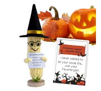 Tuxxjzm Positive en Point, d'affirmation Positive, Ornement de d'ananas, Point de, cornichon crocheté, Faite à la Main, avec Carte Positive pour sœur