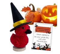 Tuxxjzm Poupées positives au Crochet, d'avocat en Tricot de, cornichon Fait à la Main, avec Carte Positive pour sœur