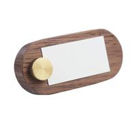 Tuxxjzm Présentoir à prix - Petit tableau noir en bois avec support en laiton, présentoir de prix de marchandises, étiquette vintage manuscrite pour magasins de détail