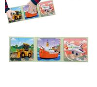 Tuxxjzm Puzzles magnétiques,Puzzles magnétiques - Jeux de Puzzles Pliables sur le thème des Animaux | Puzzle de Dessin Animé Ferme, Livre Éducatif de Puzzle pour