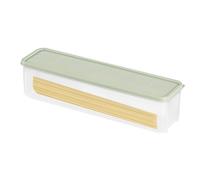Tuxxjzm Récipient de rangement pour spaghetti, récipient de rangement pour pâtes - Organisateur de récipients à spaghetti transparents avec couvercle | Long porte-pâtes empilable, récipient hermétique