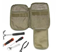 Tuxxjzm Sac banane à outils pour homme - Organiseur de rangement d'outils - Organiseur étanche pour accessoires de travail, poche multifonction pour les activités de plein air