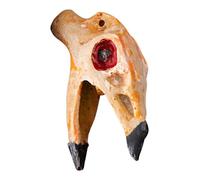 Tuxxjzm Sifflet Fort - Ornement d'horreur en Forme de crâne de Corbeau - Petit Jouet Farce avec Son de Refroidissement des os, Accessoires de Sac d'école Bruyant pour fêtes de Vacances