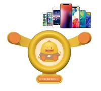 Tuxxjzm Support de téléphone portable pour grille d'aération de voiture - Support fixe pour navigation automatique - Outil de fixation stable pour petite voiture, camping-car, berline et camion