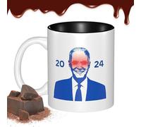 Tuxxjzm Tasse Joe Biden 2024 | Tasse en céramique Biden 350 ml Votez l'élection du président - Tasses à café amusantes pour la décoration de cuisine, tasse de voyage pour bar, thé,
