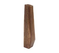 Tuxxjzm Vase rustique haut en bois, décoration de table pour salon, bibliothèque, salle de bain, étagères extérieures, couloir, terrasse, entrée, bureau, lieu de travail, chambre à coucher