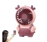 Tuxxjzm Ventilateur personnel de bureau, ventilateur de maquillage à main - Joli ventilateur de table de dessin animé avec vent puissant | Ventilateur de refroidissement de poche