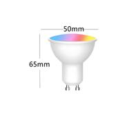 Tuya Ampoule LED GU10 à Intensité Variable 6 W 220 V Life Contrôle par Application Ampoule de Projecteur Fonctionne avec Alexa