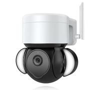 Tuya Caméra de sécurité IP WiFi sans fil Projecteur 3 MP HD PTZ Détection de mouvement Vidéo Surveillance Surveillance Automatique Vision nocturne