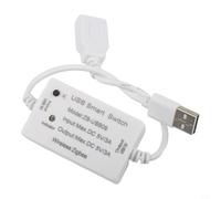 Tuya Contrôleur USB pour commutateur intelligent ZIGBEE, module de commande vocale avec modes autoverrouillage/verrouillage/enfoncement, partage familial et automatisation de planification pour maison