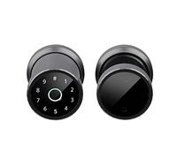 TUYA Empreinte Digitale poignée de Porte Serrure Intelligente sans ran Tactile Carte IC Mot Passe déverrouillage for Bureau Maison Appartement Garage Installation Facile à Faire soi-même.