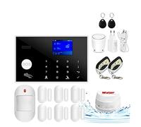 Tuya Intelligent WiFi GSM Home Security Alarm System Support Network Temperature Humidité Kit d'alarme Domestique