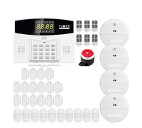 Tuya - Kit De Système D'alarme Intelligent, GSM, Anti-cambriolage, For Maison Intelligente, Écran LCD Couleur, Sécurité, Caméra IP 3MP Pour villa, entrepôt(W210 Alarm Kit 1)