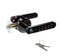 Tuya - Serrure Électronique Biométrique Numérique Intelligente, Lecteur D'empreintes Digitales, Poignée De Porte, Mot Passe Sécurité, Bouton Facile Haute Sécurité