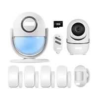 TUYA Smart Home SECURITE WiFi Système d'alarme Fonctionne 120DB Caméra de Surveillance du capteur de Portes de détection de Mouvement