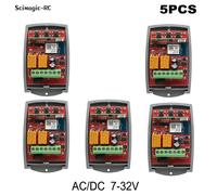Tuya Smart Life Wifi Smart Switch,Universel,Rf,Porte De Garage,Ouvre-Porte,Contrôleur,433mhz,7-250v,2 Canaux,Récepteur Externe - Type 5pcs Ac Dc 7-32v
