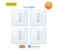 Tuya Smart Life ZigBee 3.0 interrupteur de store de rideau pour volet roulant moteur électrique Google Home Alex MQTTa Echo commande vocale bricolage Version1 4PACK