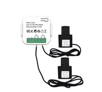 Tuya Smart ZigBee numérique compteur d'énergie moniteur d'énergie 1,2 canaux bidirectionnel avec transformateur de courant application moniteur solaire 80A 110v/240V 50/60Hz e - Type 2 Channels-2CT #A