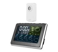 Tuya - Station Météo Intelligente WiFi, Contrôle Par Application, Moniteur Numérique De Température Et D'humidité, Prévisions Météorologiques Sur 5 Jours, 3 Modèles De Réveil Moniteur Précis