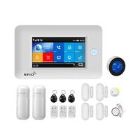 Tuya - Système D'alarme De Sécurité WiFi GSM, avec Caméra IP, Capteur De Mouvement PIR, Sirène, sans Fil, Kit D'alarme Anti-cambriolage for Maison Intelligente(J)