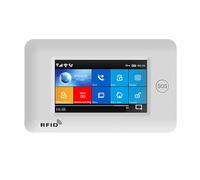 Tuya - Système D'alarme De Sécurité WiFi GSM, avec Caméra IP, Capteur Mouvement PIR, Sirène, sans Fil, Kit Anti-cambriolage for Maison Intelligente SystèMe D'Alarme Complet(A)