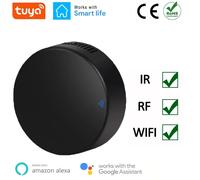 Tuya - télécommande intelligente RF IR, WiFi, pour maison intelligente, pour climatiseur, tous les téléviseurs, LG, compatible avec Alexa Google Home, etc., nouveauté 2024 Black