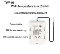 Tuya-Télécommande WiFi IR pour maison intelligente,contrôleur infrarouge universel pour climatiseur,moteur de rideau TV,Alexa,Google Home - Type TYWI-06 Tem T16A
