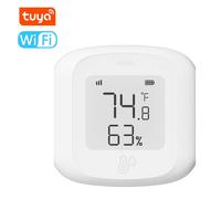 Tuya Testeur de température et d'humidité WiFi Affichage numérique Application mobile Contrôle à distance Connexion intelligente Hygrothermographe Dispositif Smart Home