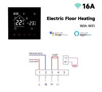 Tuya-thermostat intelligent électrique 16A, chauffage électrique, modèle wifi Compatible Google Home Alexa