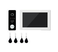 Tuya - Visiophone Filaire avec Écran Tactile De 7 Pouces, Interphone Vidéo WiFi, Système De Sonnette Vidéo for Maison Intelligente, 1080P, Caméra Filaire À 160 °(7 inchw 94206bic)