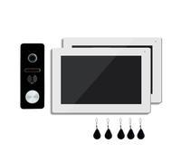 Tuya - Visiophone Filaire Avec Écran Tactile De 7 Pouces, Interphone Vidéo Wifi, Système Sonnette For Maison Intelligente, 1080P, Caméra À 160 ° Gamme D'environnements Domestiques(2 7 inchw 94206bic)