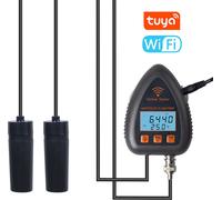 Tuya WiFi 5in1 Water Quality Online Monitor PH Total Dissolved Solids S.G EC Temperature Test Meter Multi-functional Mariculture Tester for Drinking Water Aquarium Aquaculture Swimming Pool